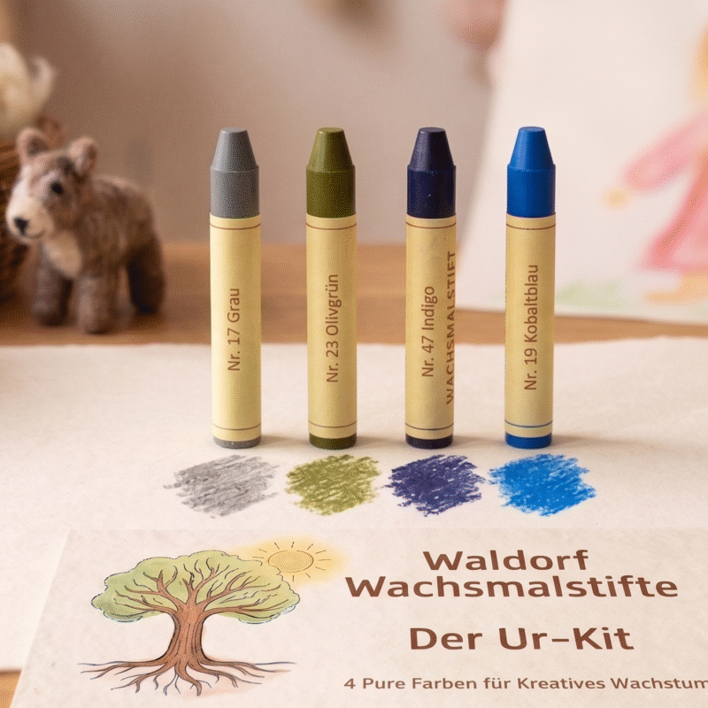 Kit 6 – Giz de cera Bastões Stockmar + Brinde